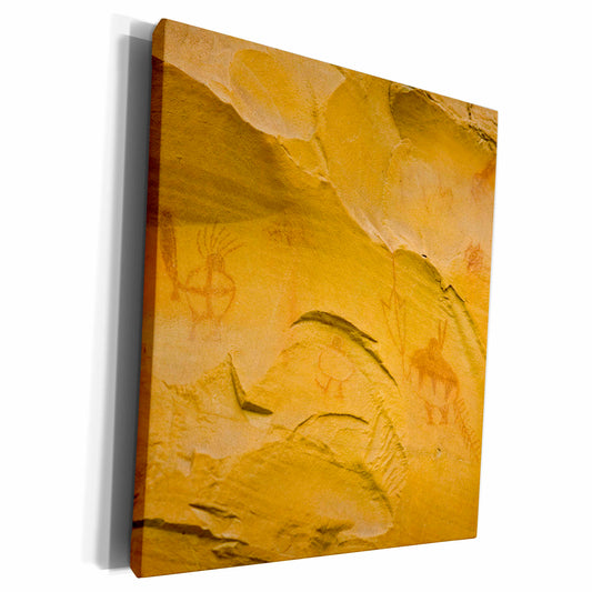 3dRose Native American Pictographs, Bear Gulch, Montana -... - Museum Grade Canvas Wrap (cw_91731)