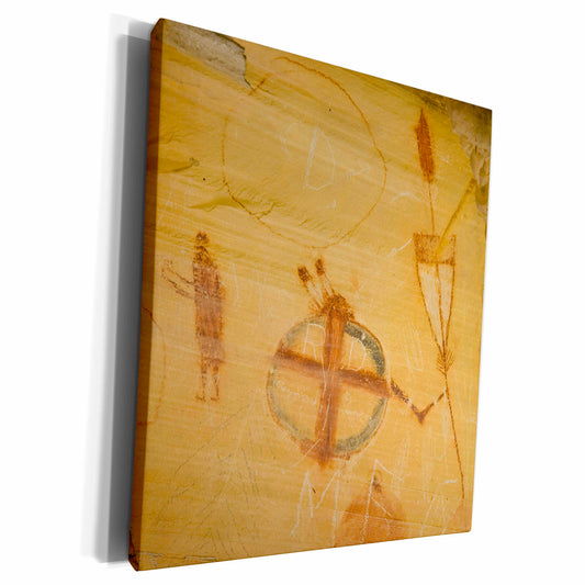 3dRose Native American Pictographs, Bear Gulch, Montana -... - Museum Grade Canvas Wrap (cw_91732)