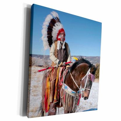 3dRose Native American Indian, Alcalde, New Mexico - US32... - Museum Grade Canvas Wrap (cw_92657)