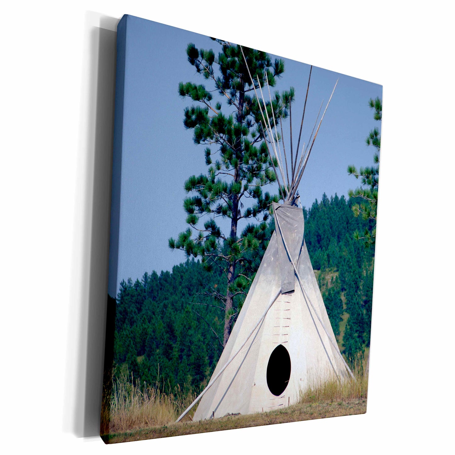 3dRose SD, Lakota Indian teepee, Native American - US42... - Museum Grade Canvas Wrap (cw_94313)