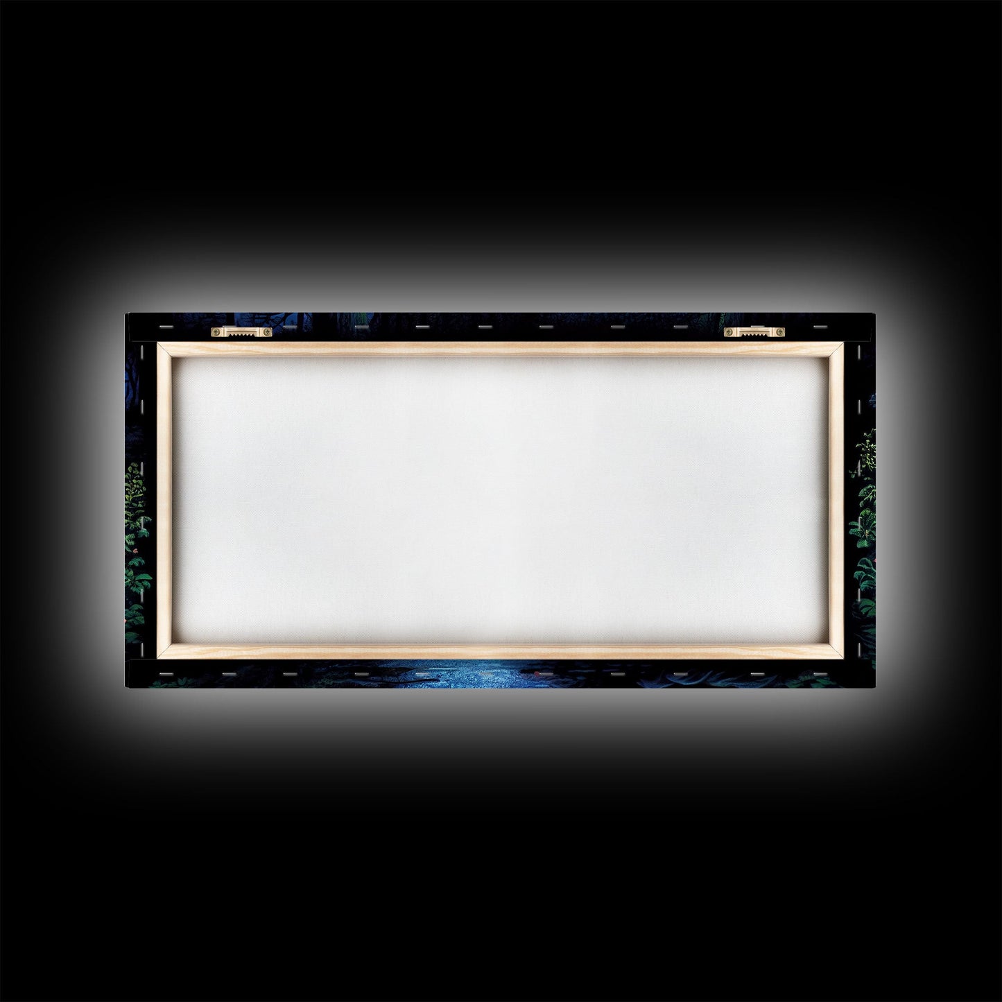 Enchanted Forest Painting, Fantasy Art, Fairy House, Fantasy, Woodland Decor, Woods, Forest, Fairy Forest with Blue Butterflies