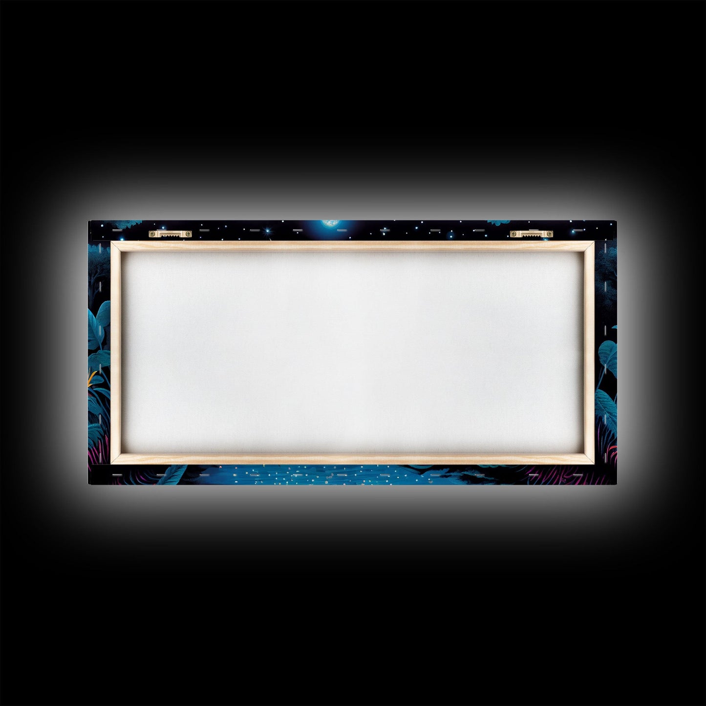 The Secret Waterfall, Enchanted Forest With Painting, Fantasy Art, Fairy House, Fantasy, Woodland Decor, Woods, Forest with Blue Butterflies