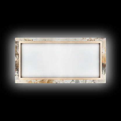 Rustic Duck Painting Canvas Print, 3 Ducks On A Log, Framed Canvas Nature Painting, Landscape Painting, Nature Art, Meadow Painting Cabin Art