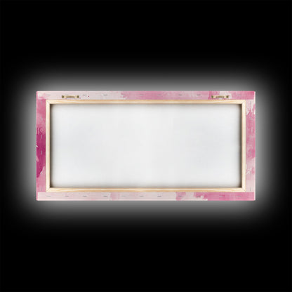 White Dove Flight Canvas Print | Angel Art Prints | Light Pink Wall Art | Minimalist Bird Art | Whimsical Living Room Decor Wall Art