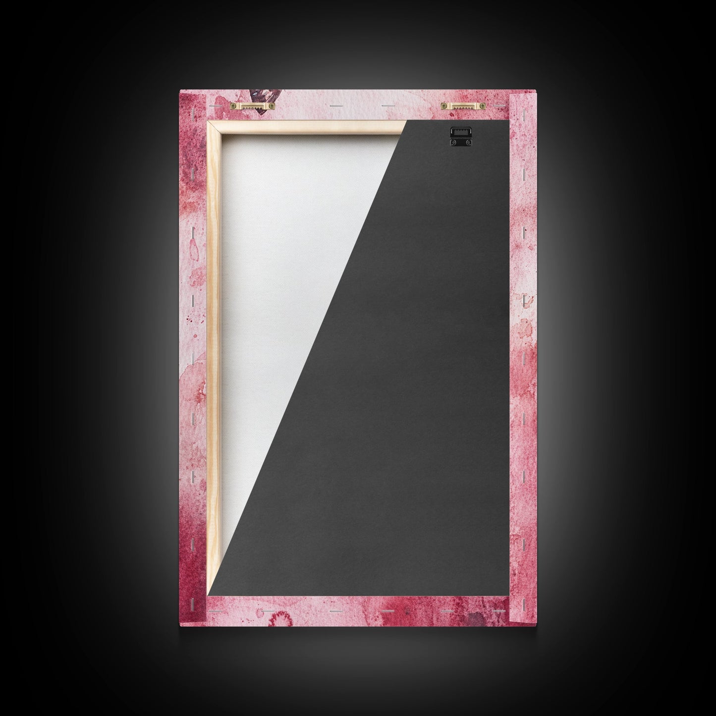 Pink Butterfly Botanical Prints Canvas Print Soft Whimsical Nature Inspired Bedroom or Living Room Art Light Pink Wall Decor