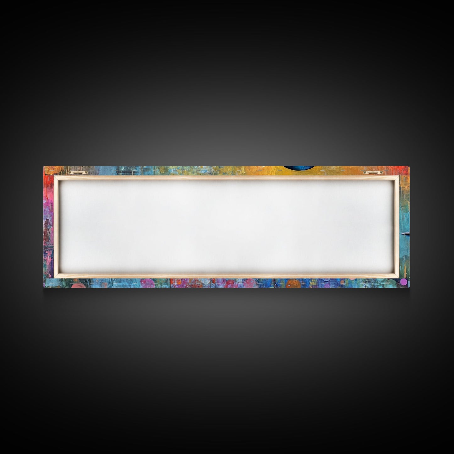 Vibrant Loon Art Framed Canvas Print Wildlife Decor Living Room Wall Art Colorful Bird Painting Modern Boho Home Accent Nature Gift