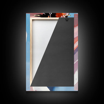 Butterfly Wing, Macro Art, Pastel Colors, Elegant Nature, Botanical Aesthetic, Canvas Print, Living Room Wall Art, Feminine Decor