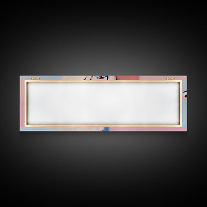 Dragonfly, Framed Canvas Print, Nature Wall Art, Pastel Aesthetic, Boho Artwork, Elegant Home Decor, Insect Painting, Minimalist Art