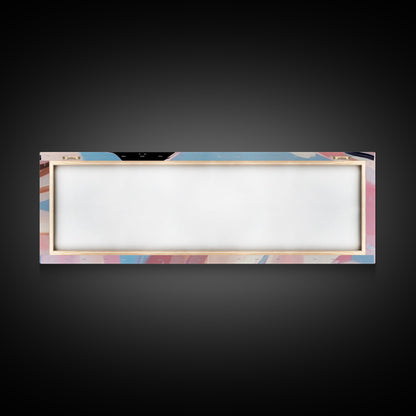 Soaring Seabird Art, Coastal Bird Print, Minimalist Wildlife Art, Pastel Sky Painting, Large Canvas Print, Beach House Decor, Bedroom Art