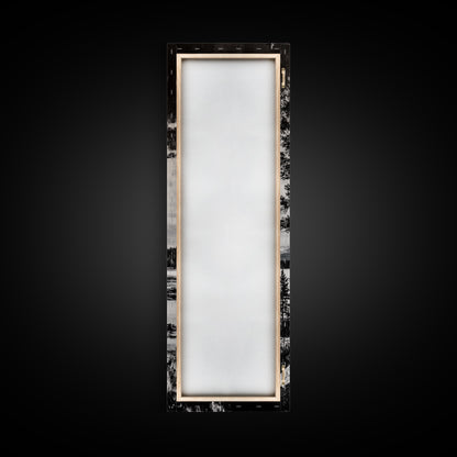 Cabin In Autumn Woods, Cozy Fall Art, Rustic Lodge Decor, Framed Canvas Print, Woodland Retreat, Warm Tones, Nature Lover’s Art