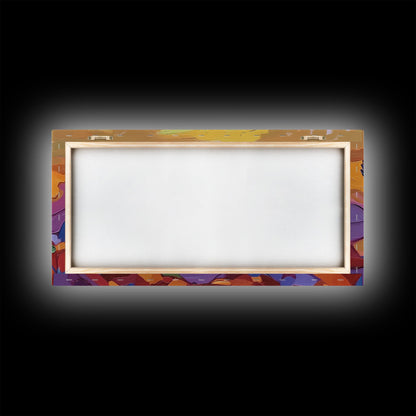 Vibrant Bird, Nature, Painting, Framed Canvas Print wildlife lover gift, boho bird wall art, hallway decor, tropical kitchen wall art