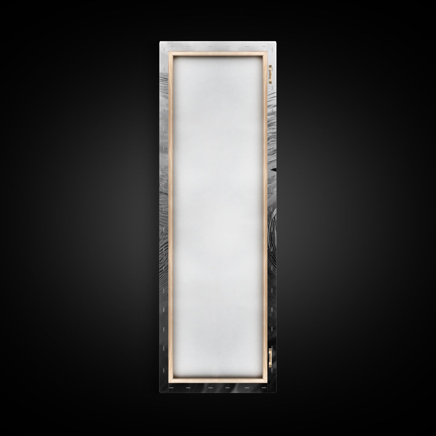 Water Loon, Lake Bird, Floating Wildlife, Nature Stillness, Serene Waterfowl Framed Canvas Print, Cabin Wall Art Rustic Lakehouse Decor