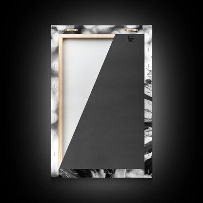 Feather Headdress, Native Style, Tribal Detail, Canvas Print, Boho Wall Decor, Cultural Art, Bedroom Accent, Earthy Minimalism