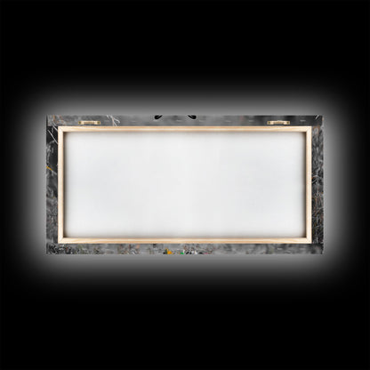 Rainbow Rabbit, Colorful Bunny, Surreal Wildlife, Nature Fantasy – Canvas Print, Kids Room Wall Art, Whimsical Decor, Modern Animal Art