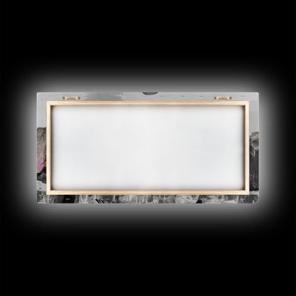 Vibrant Sea Bird, Colorful Wildlife Perch, Artistic Bird Feathers, Framed Canvas Print, Nature Wall Art, Office Decor, Boho Animal Style