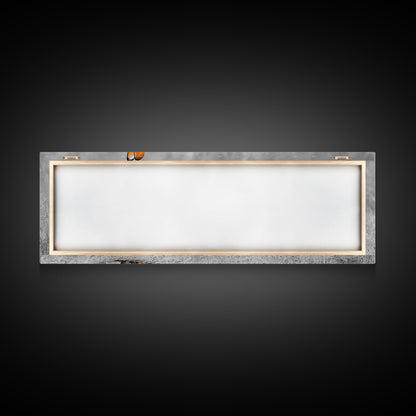 Orange Rabbit, Grass Field, Whimsical Nature, Framed Canvas Print, kids room wall art, nursery animal print, neutral nursery, woodland boho