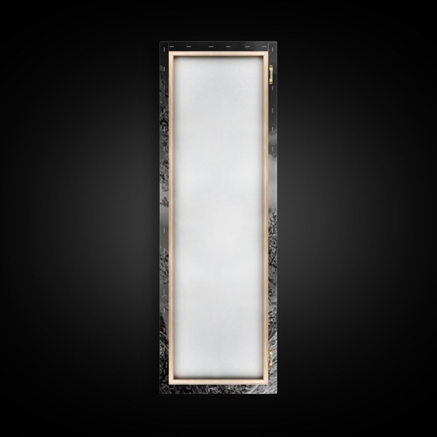 Howling Coyote on Rock Framed Canvas Print | Rustic Western Wall Art | Wildlife Painting | Moody Art | Farmhouse Decor | Gift Idea