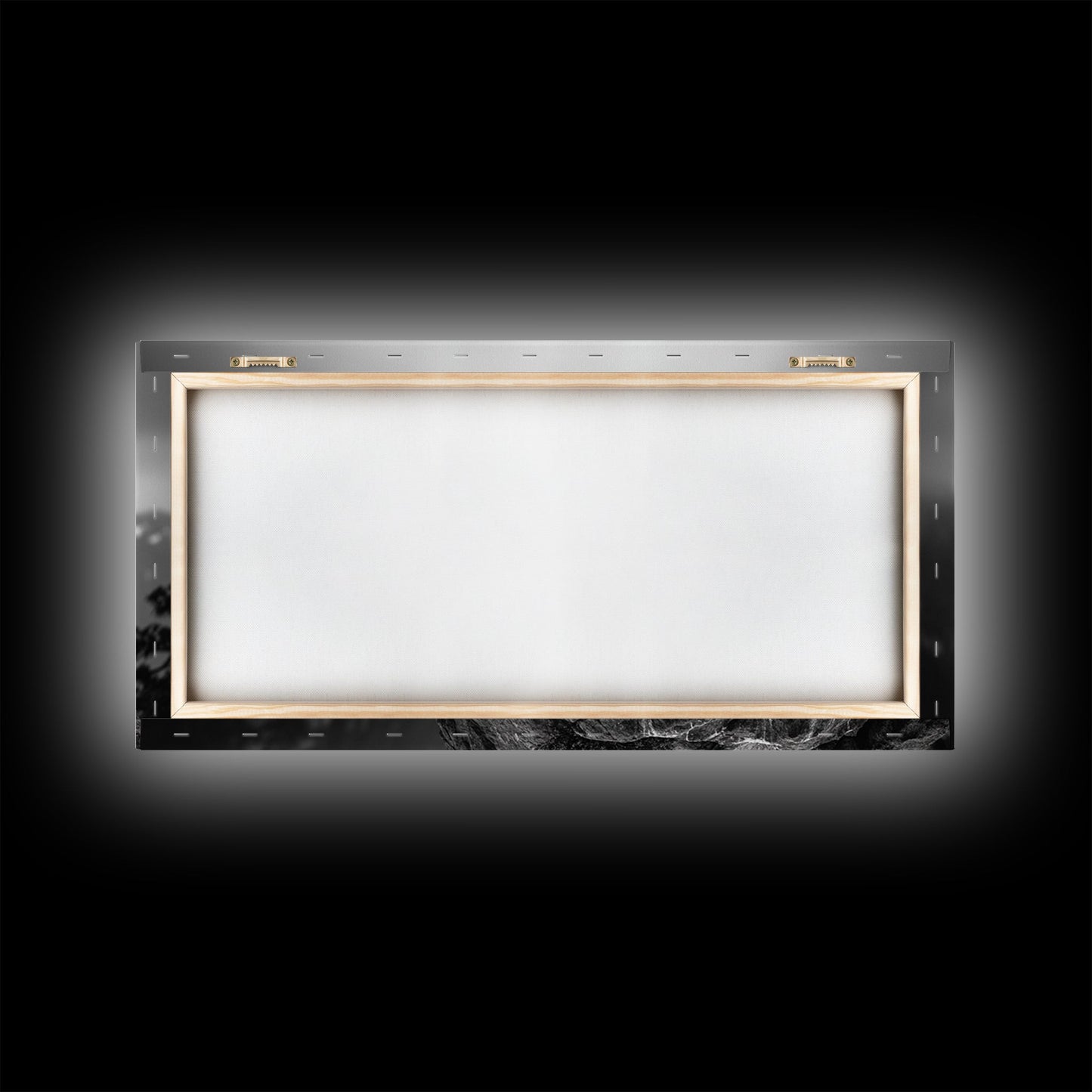 Majestic Bald Eagle, pine tree art, bird art, nature photography, mountain painting, wildlife art, extra wide art, framed canvas print