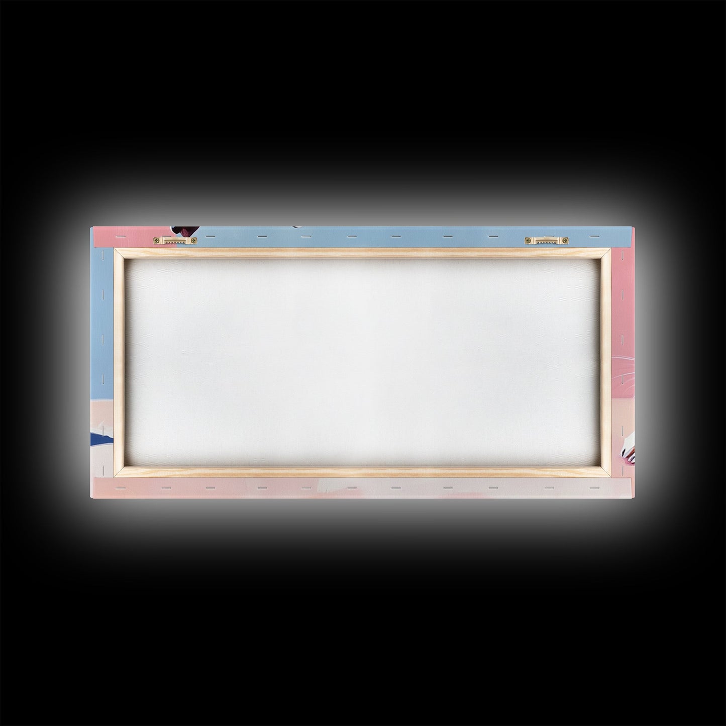 Jackrabbit, desert wildlife, whimsical art, framed canvas print, pink wall art, gift idea, light pink wall art, above sofa art