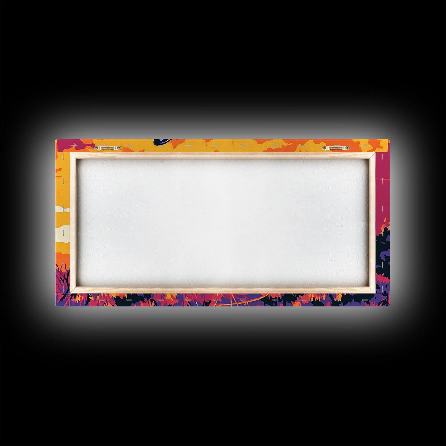 Jackrabbit, desert wildlife, rustic nature art, whimsical animal painting, boho decor, southwest wall art, framed canvas print