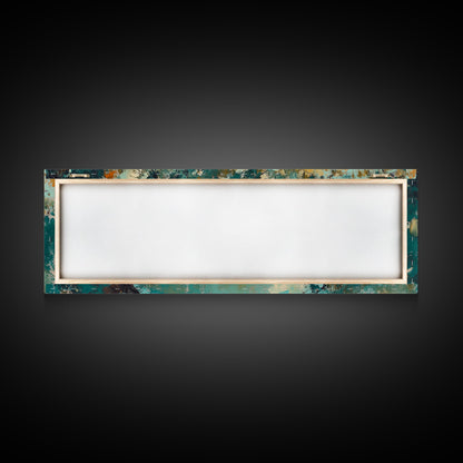 Eagle Painting, Framed Canvas Print, Bird Art, Forest At Dusk Painting, Moody Art, Extra Wide Art, Rustic Wall Art, Above Bed Art