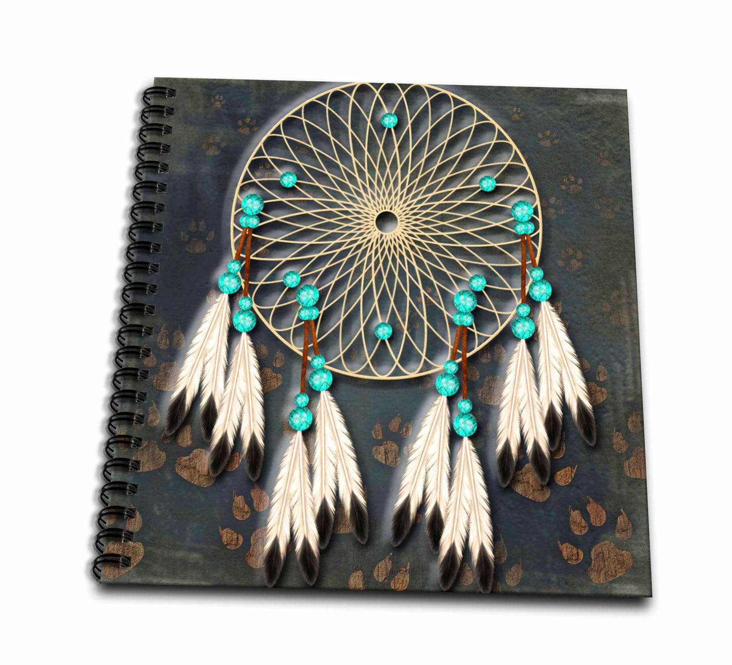 3dRose Spiritual Awakenings Native American - Designer One of A Kind Native American Art - Drawing Books (db_108095)
