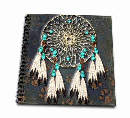3dRose Spiritual Awakenings Native American - Designer One of A Kind Native American Art - Drawing Books (db_108095)
