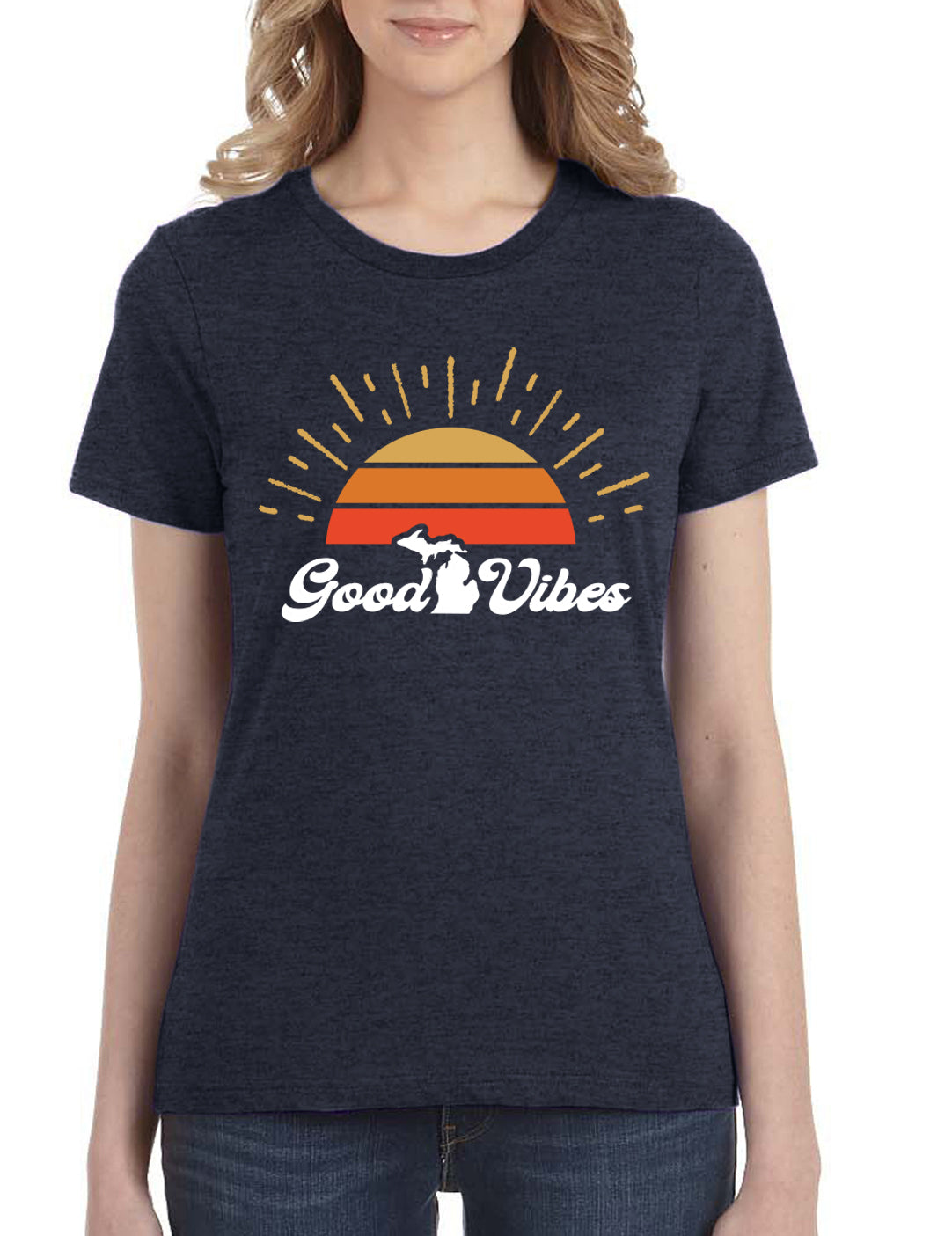 Good Vibes - Women's - Heather Navy