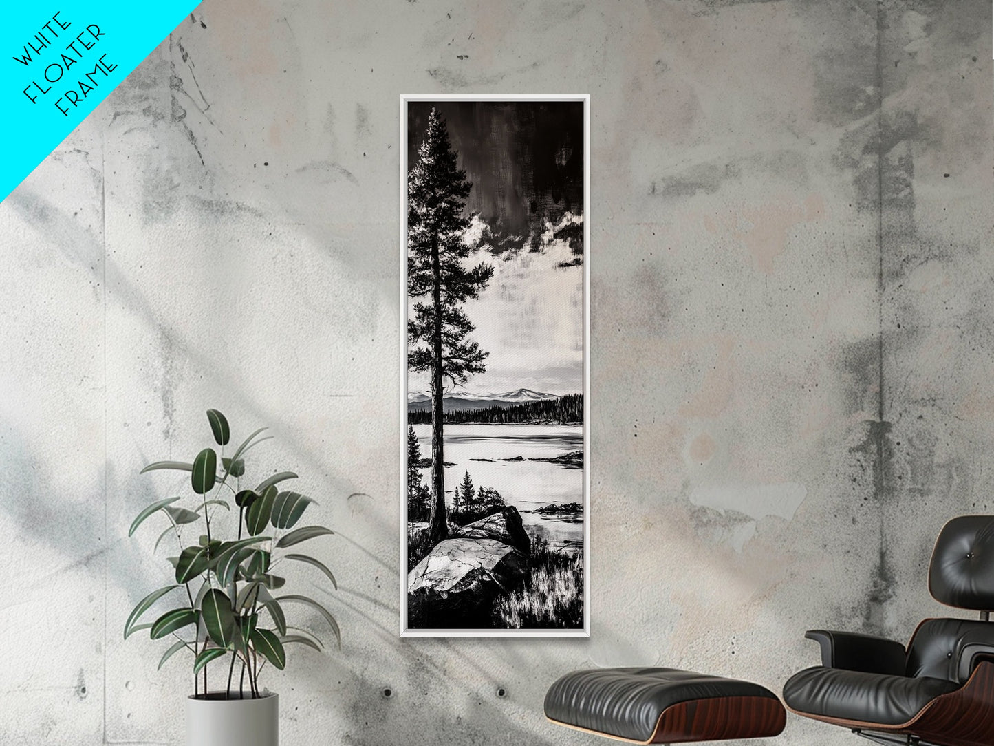 Cabin In Autumn Woods, Cozy Fall Art, Rustic Lodge Decor, Framed Canvas Print, Woodland Retreat, Warm Tones, Nature Lover’s Art