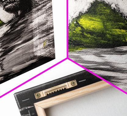 Ocean Bird, Coastal Wildlife, Beach Wall Art, Framed Canvas Print, Nautical Home Decor, Nature Inspired Art, Serene Landscape