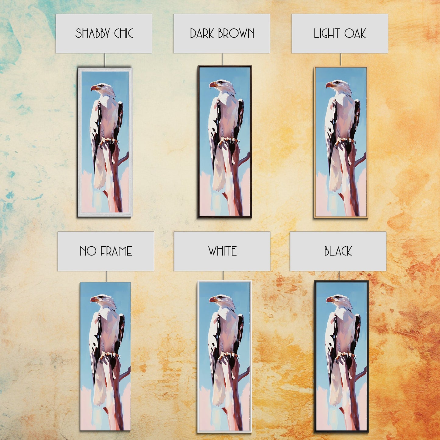 Bald Eagle, Majestic Bird, Wildlife Wall Art, Canvas Print, Nature Inspired Decor, Rustic Home Art, Minimalist Animal Paintin