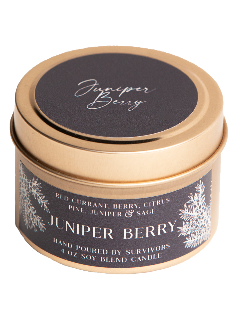 Juniper Berry Tin Candle