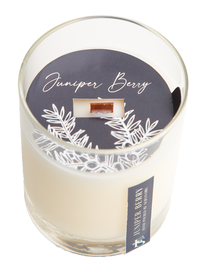 Juniper Berry Wooden Wick Candle