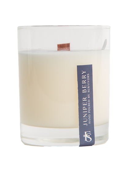 Juniper Berry Wooden Wick Candle