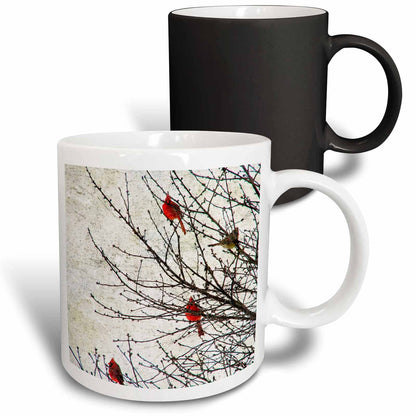 3dRose Cassie Peters Birds - Cardinals Photographed by Angelandspot - Mugs (mug_12387)