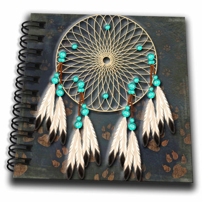 3dRose Spiritual Awakenings Native American - Designer One of A Kind Native American Art - Drawing Books (db_108095)