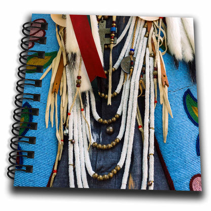3dRose Image of Elements, Beads, Decorations of a Native American... - Drawing Books (db_325883)