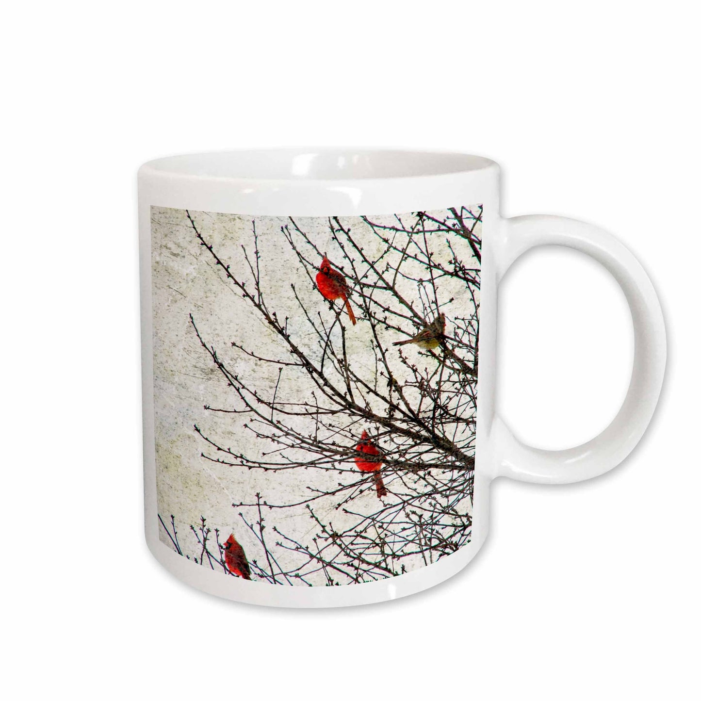 3dRose Cassie Peters Birds - Cardinals Photographed by Angelandspot - Mugs (mug_12387)