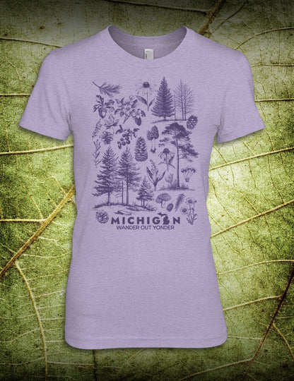 Nature Collage - Women's - Heather Lavender