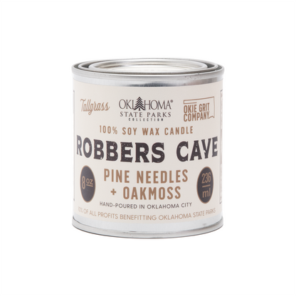 Robbers Cave: Pine Needles + Oakmoss Soy Wax Candle