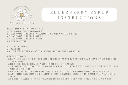 DIY Elderberry Syrup Kit