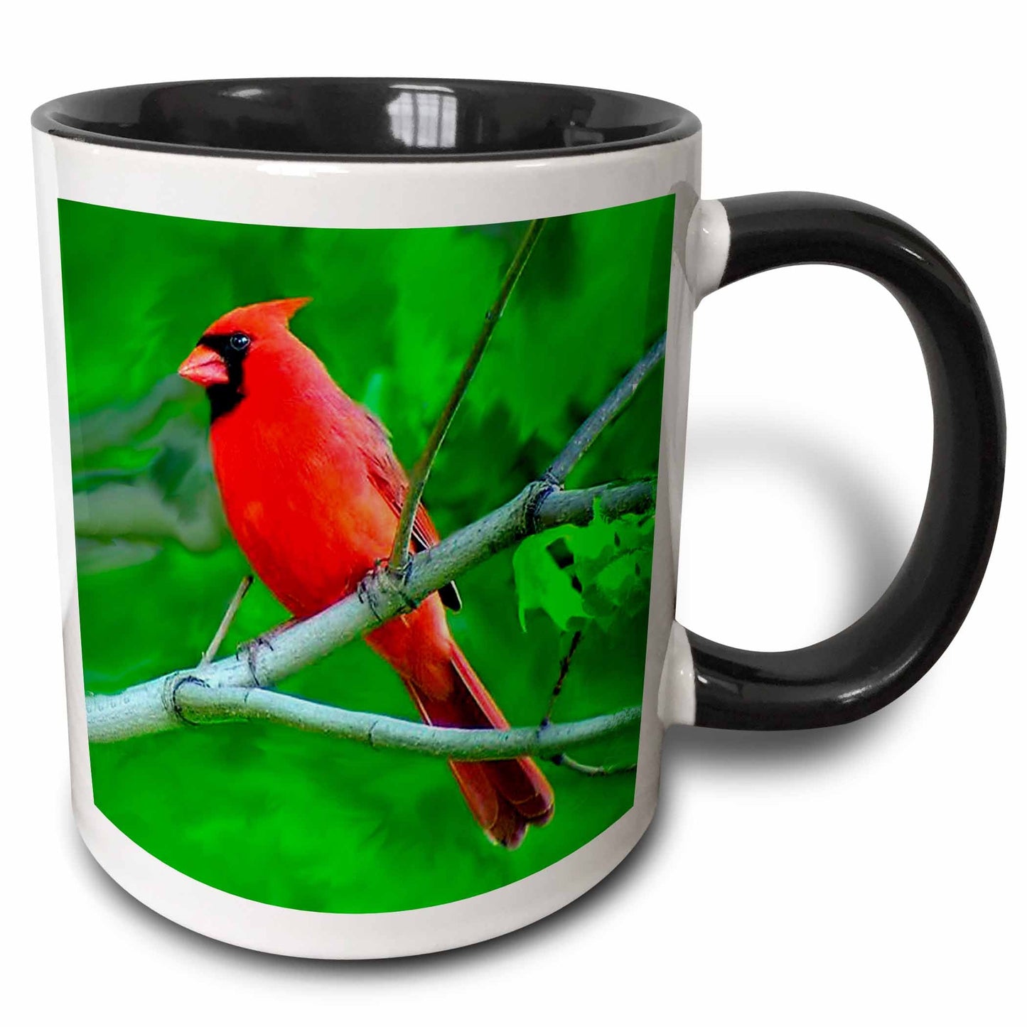 3dRose Birds - Red Cardinal - Mugs (mug_3121)