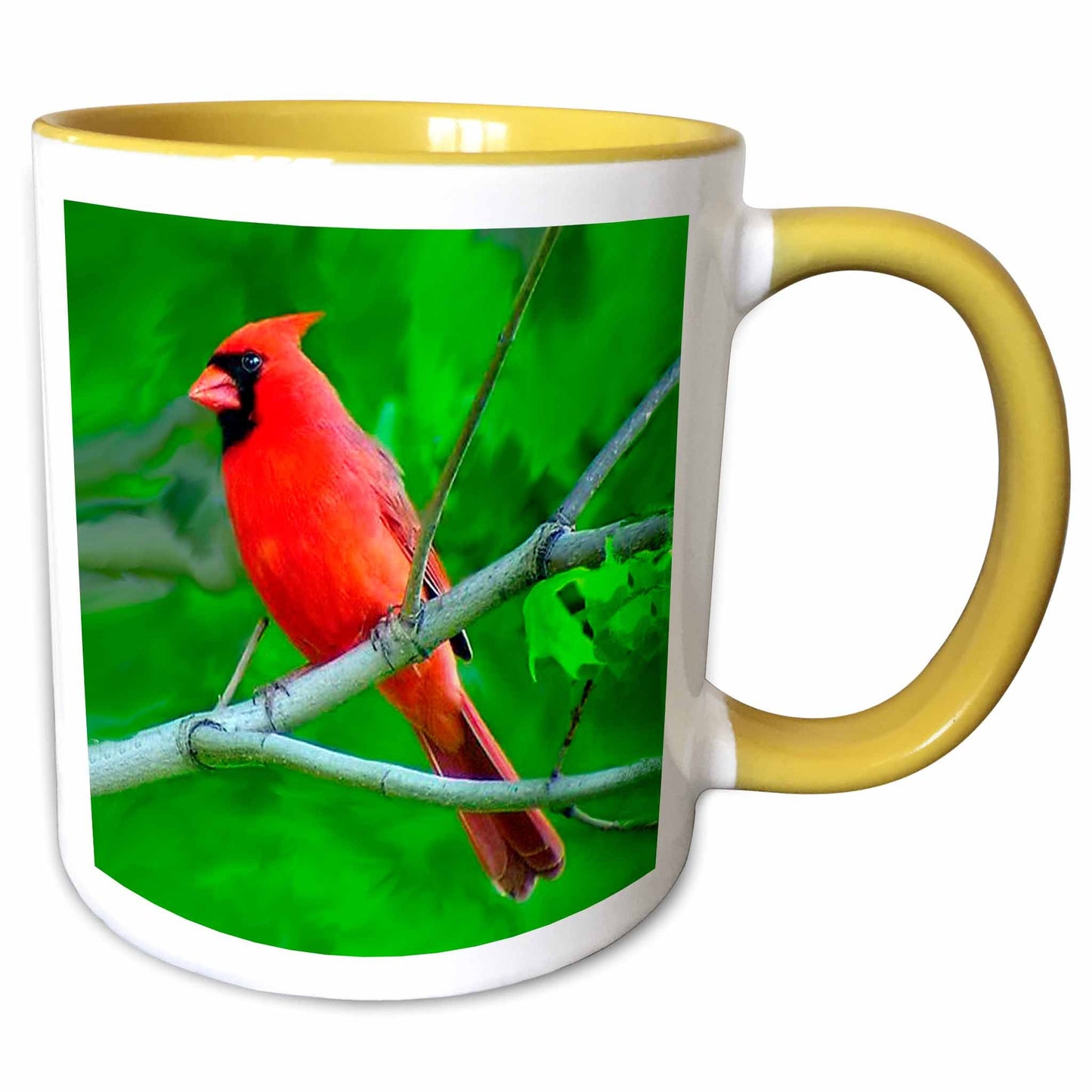 3dRose Birds - Red Cardinal - Mugs (mug_3121)