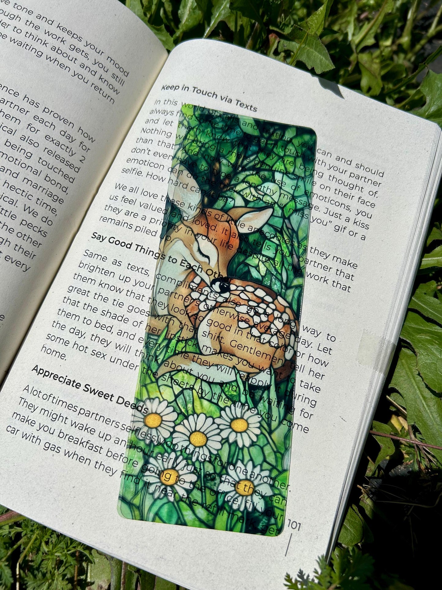 Bambi Fawn Bookmark - Magical Woodland Deer, Enchanting Forest-Themed Book Accessory for Nature Lovers