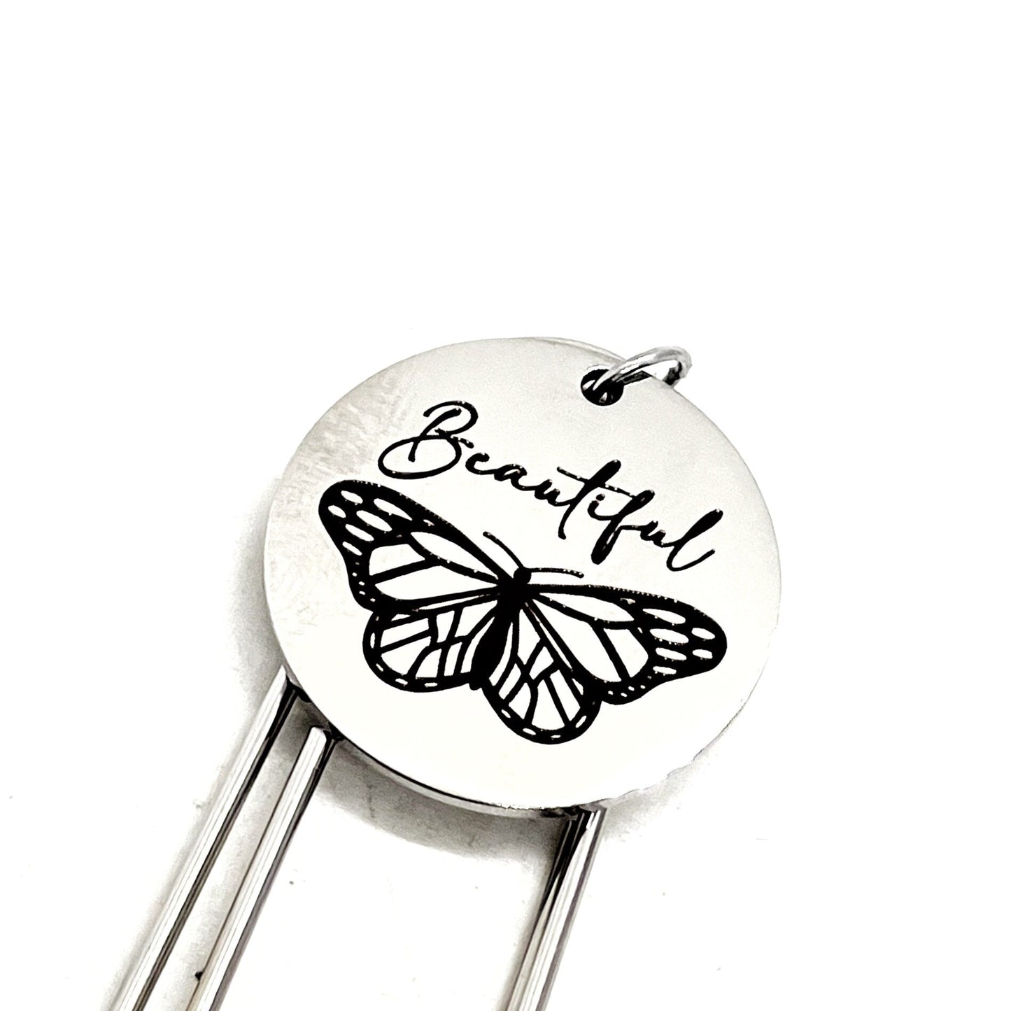 Butterfly Gift, Beautiful Butterfly Bookmark, Paperclip Bookmark, Butterfly Charm, Daughter Gift, Gift For Her, Butterfly Lover