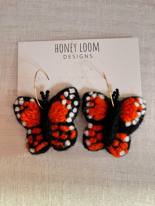Monarch Butterfly Earrings