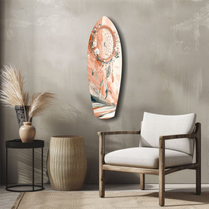 Dreamcatcher Glass Wall Art