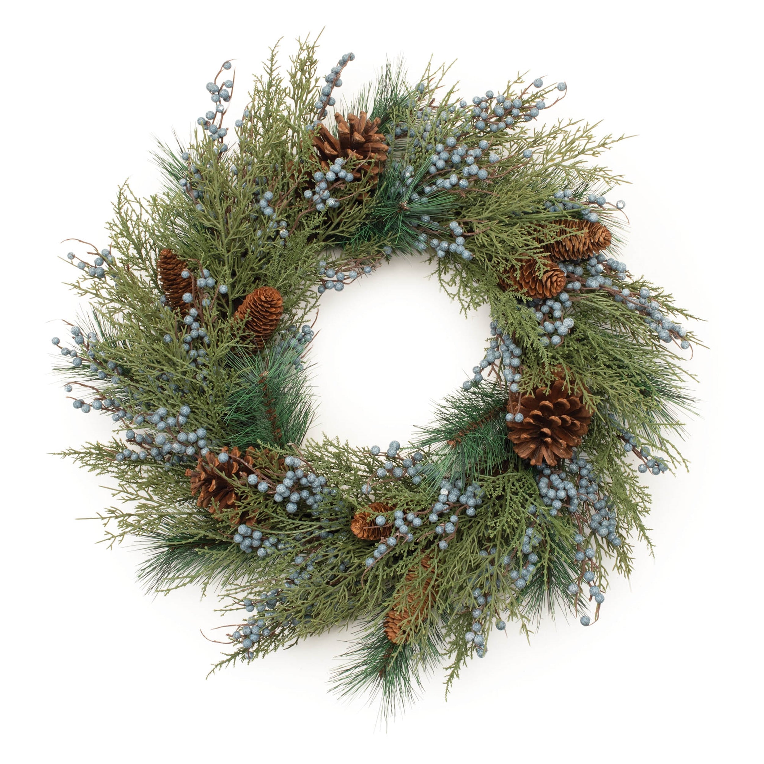 Rust and Cinder Mixed Pine Wreath - Thumbnail 2