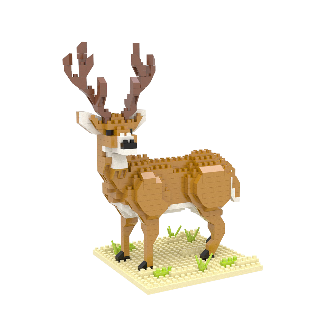 White Tail Buck Mini Building Blocks