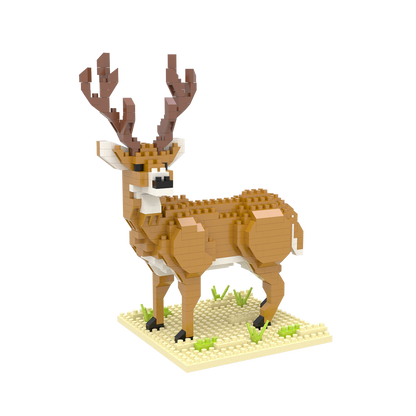 White Tail Buck Mini Building Blocks